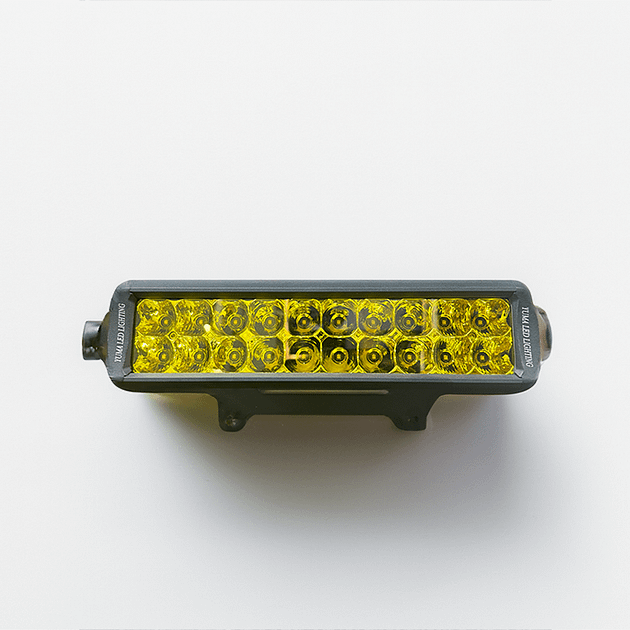 Amber dual row canam shocks tower light bar